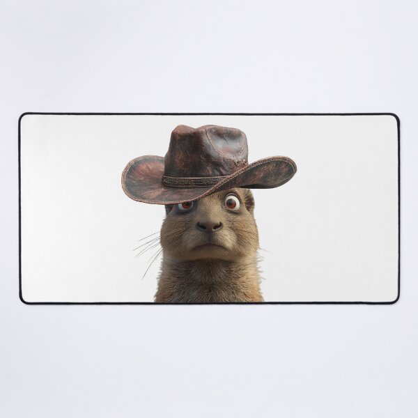 Item preview, Surprised Hyrax Christmas with Hat designed and sold by Dedokris.
