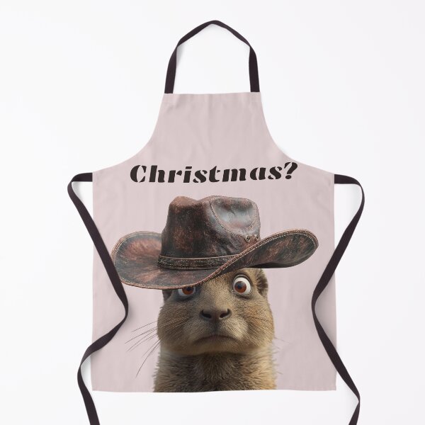 Item preview, Surprised Hyrax Christmas with Hat designed and sold by Dedokris.