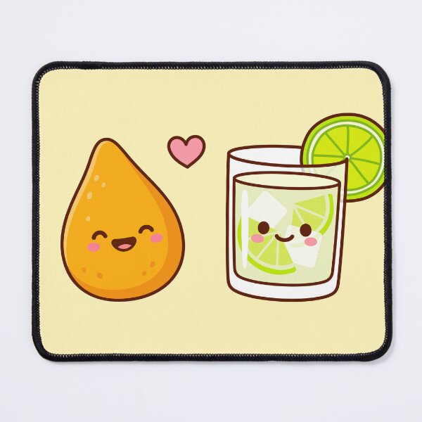 Item preview, Kawaii Brazilian Coxinha and Caipirinha couple designed and sold by irmirx.
