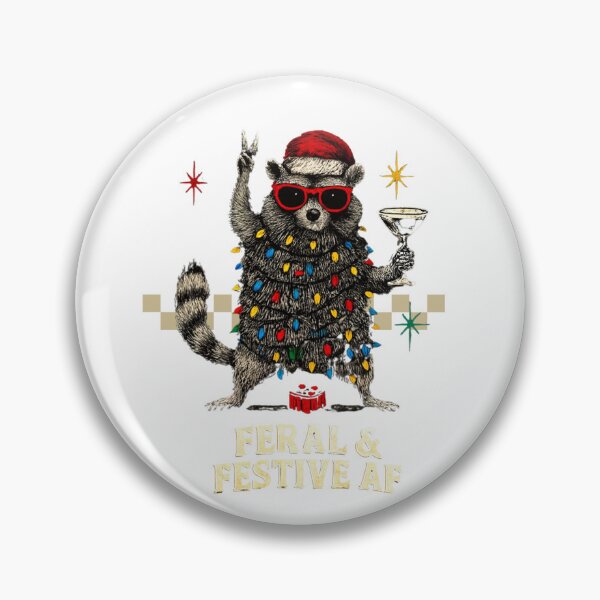 Artikelvorschau, Wilder und festlicher Waschbär – Lustiges Waschbär-Weihnachtsbaumkostüm – Peace & Party Classic T-Shirt entworfen und verkauft von inkfluenceart.