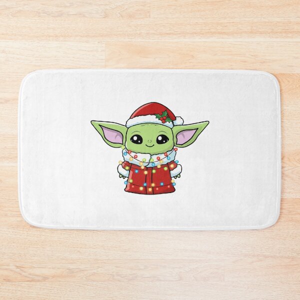 Item preview, Cute Baby Yoda Grogu Christmas Santa Hat with Lights - Star Wars Mandalorian Holiday Kawaii Design designed and sold by BrainBubbleArt.