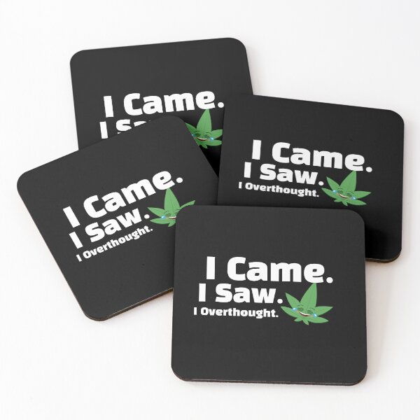 Item preview, I Came I Saw I Overthought | Funny Relatable Quote Design designed and sold by MGK22.