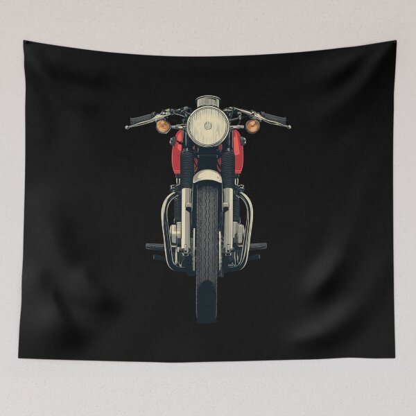 Item preview, Vintage Motorcycle  designed and sold by Sketch-Shack.