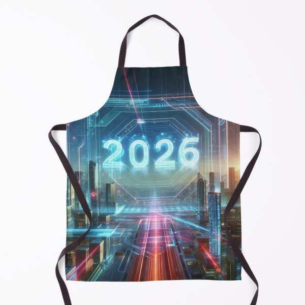 Item preview, Futuristic Cityscape 2026 – Neon Sci-Fi Digital Artwork designed and sold by Dezien.