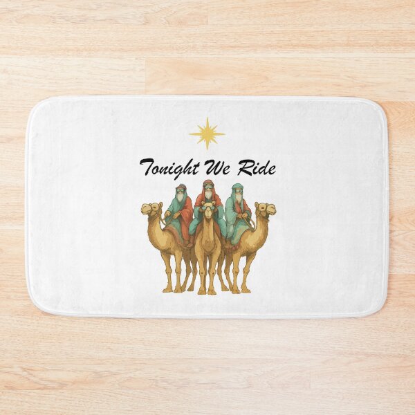 Item preview, Tonight We Ride - Three Kings Following the Star of Bethlehem - Vintage Nativity Christmas Illustration designed and sold by BrainBubbleArt.