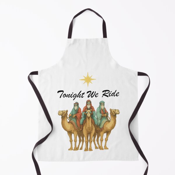 Item preview, Tonight We Ride - Three Kings Following the Star of Bethlehem - Vintage Nativity Christmas Illustration designed and sold by BrainBubbleArt.
