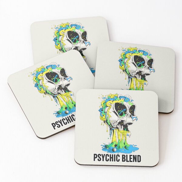 Item preview, Psychic Blend Cosmic Skull Psychedelic Art designed and sold by AbcDigs Studio.