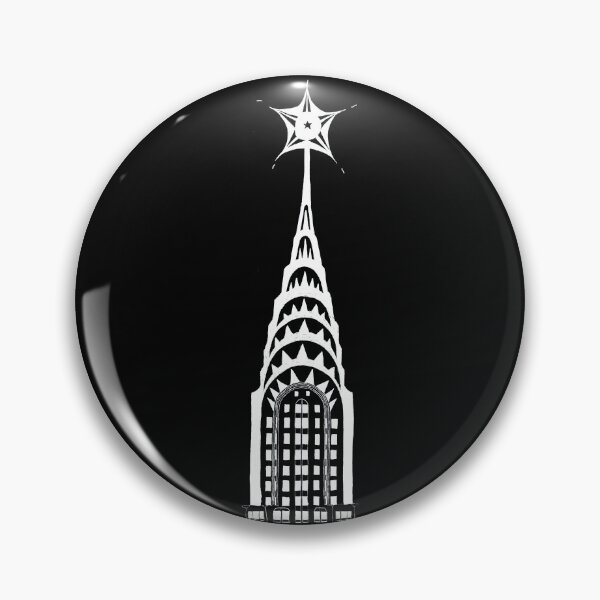 Item preview, Edificio Chrysler Navidad - blanco designed and sold by elliottchrist.