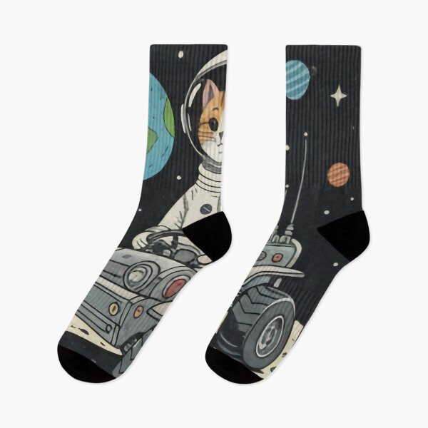 Item preview, Astro Cat on the Moon - Fostenic Cat Spaice: The Cosmic Lunar Rover designed and sold by JanRizz.