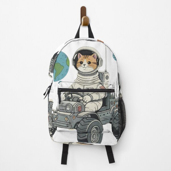 Item preview, Astro Cat on the Moon - Fostenic Cat Spaice: The Cosmic Lunar Rover designed and sold by JanRizz.