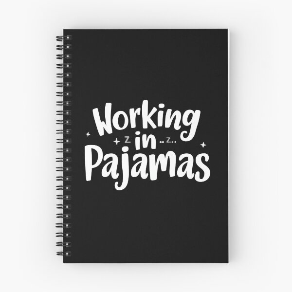 Item preview, Working in pajamas- Funny Work Giftful Design designed and sold by Happyhoo1.