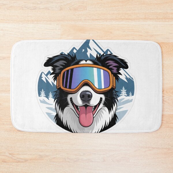 Item preview, Border Collie in Winter designed and sold by NicolasGlowArt.