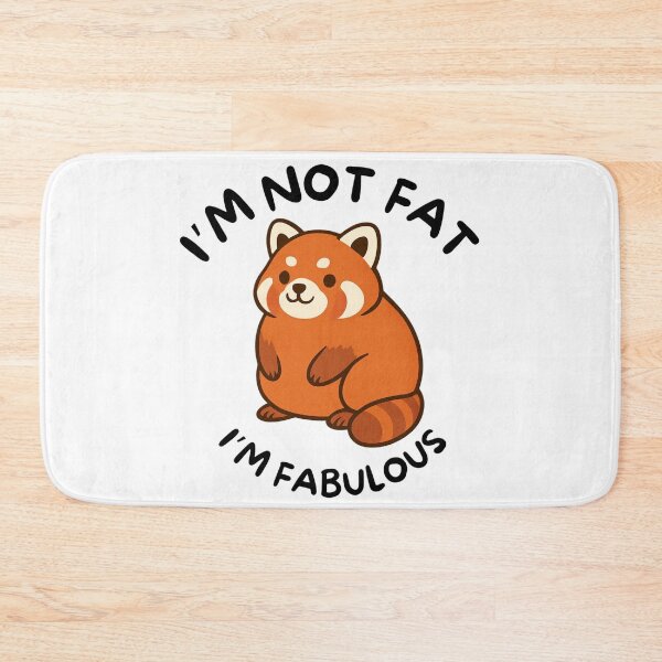 Item preview, I'm Not Fat I'm Fabulous designed and sold by BeagleDesigns.