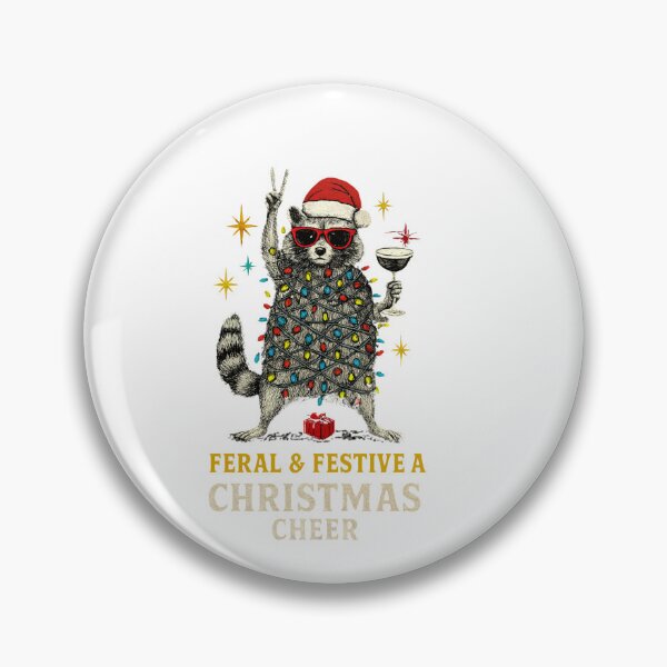 Artikelvorschau, Wilder und festlicher Waschbär – Lustiges Waschbär-Weihnachtsbaumkostüm – Peace & Party Classic T-Shirt entworfen und verkauft von inkfluenceart.