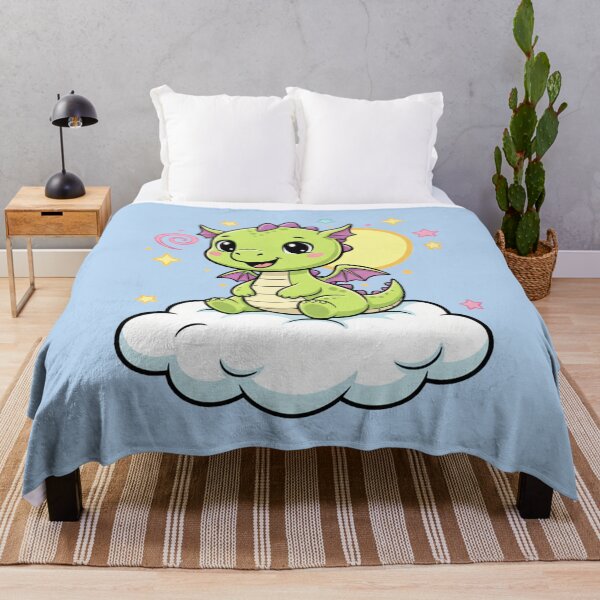 Item preview, Kawaii baby dragon designed and sold by ZuriRetroPrints.