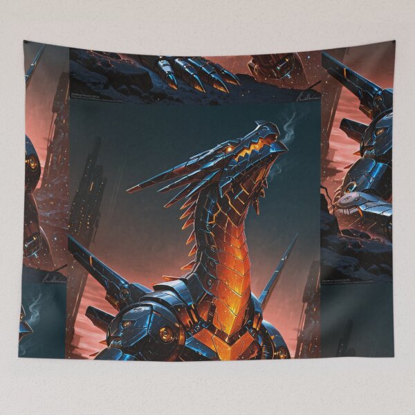 Artikelvorschau, Mecha Drache entworfen und verkauft von dnd-and-stuff.