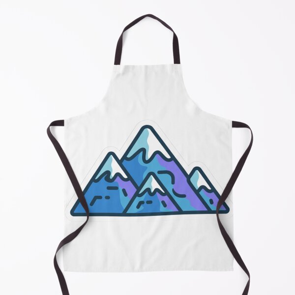 Item preview, Snowy Mountains Sticker designed and sold by NicolasGlowArt.