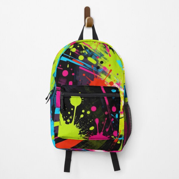 Item preview, Abstract neon splatters designed and sold by SuperAIstar.