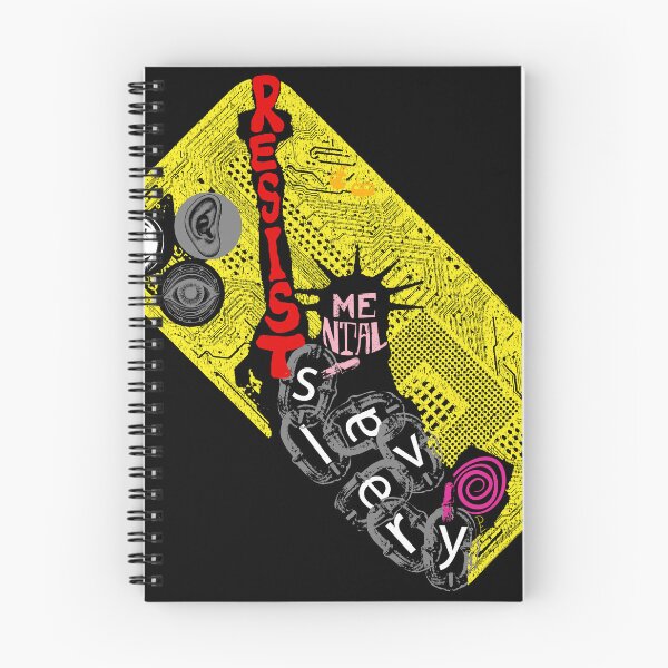 Item preview, RESIST the power of your device... Resist Mental Slavery Phone Case - Anti-Tech Addiction Design designed and sold by pelagio.