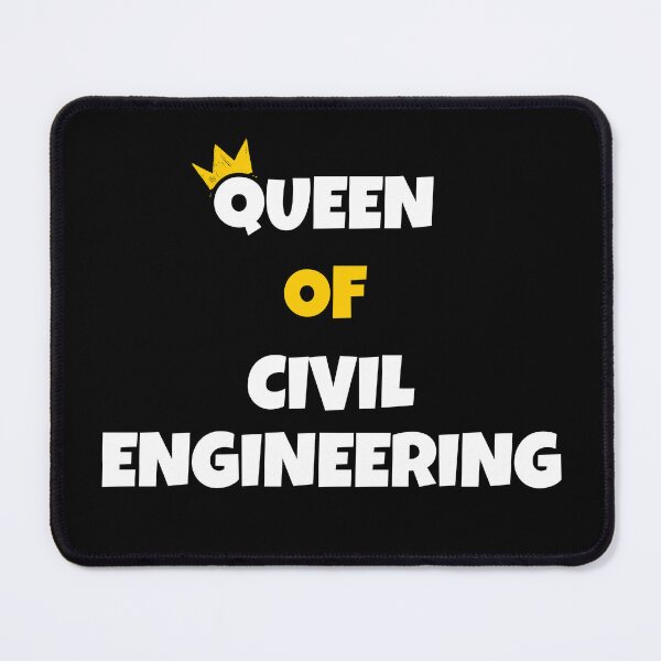 Item preview, Queen Of Civil Engineering designed and sold by JohnnyP-Store.