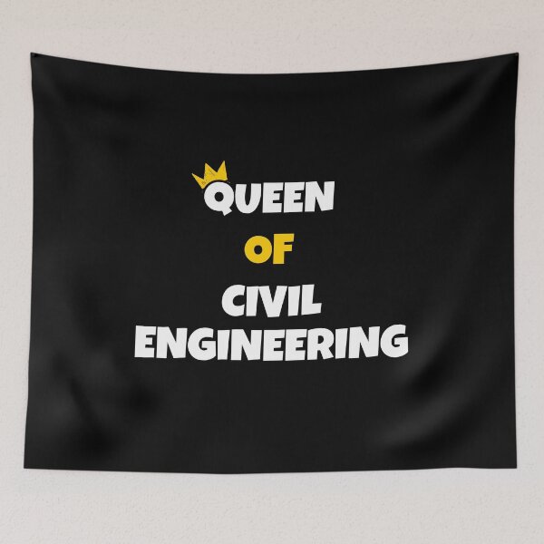 Item preview, Queen Of Civil Engineering designed and sold by JohnnyP-Store.