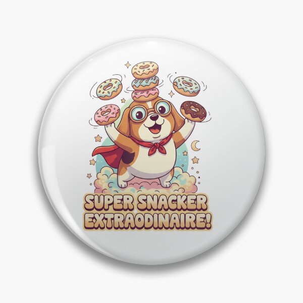 Item preview, Super Snacker Extradordinaire! Happy Dog  designed and sold by Irinuca Gifts.