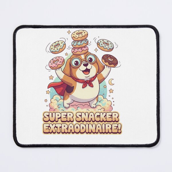 Item preview, Super Snacker Extradordinaire! Happy Dog  designed and sold by Irinuca Gifts.