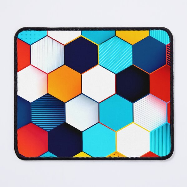 Item preview, Abstract Hexagon Pattern in Various Colors designed and sold by SuperAIstar.