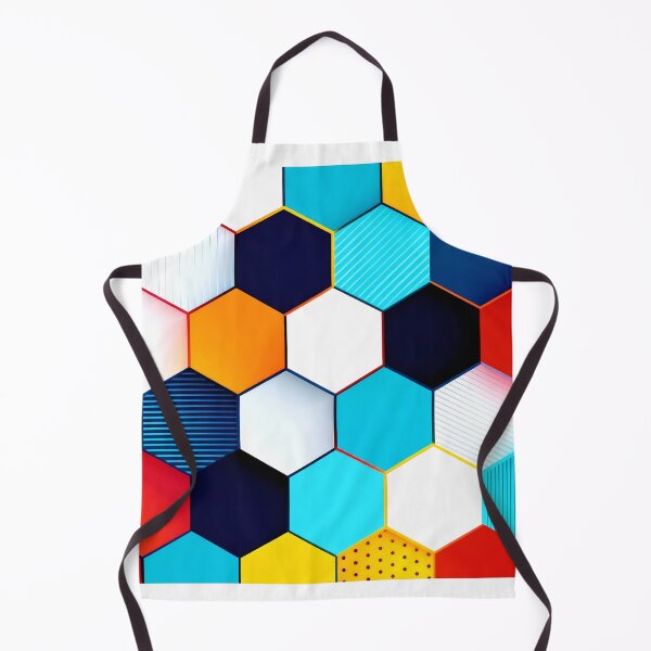 Item preview, Abstract Hexagon Pattern in Various Colors designed and sold by SuperAIstar.