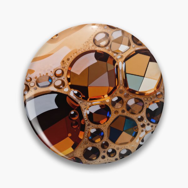 Item preview, Abstract mosaic of vibrant coffee designed and sold by SuperAIstar.