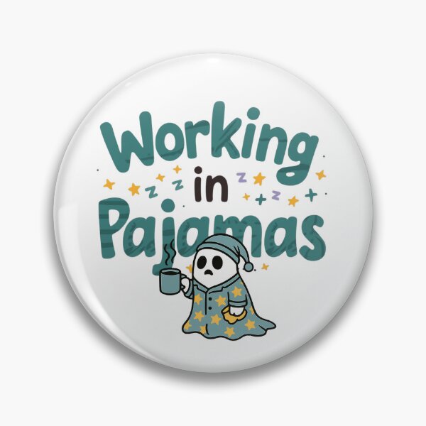 Item preview, Working in pajamas- Funny Work Giftful Design designed and sold by Happyhoo1.