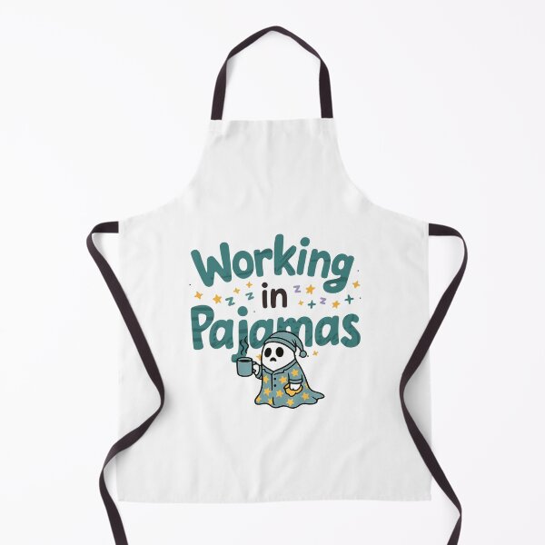 Item preview, Working in pajamas- Funny Work Giftful Design designed and sold by Happyhoo1.