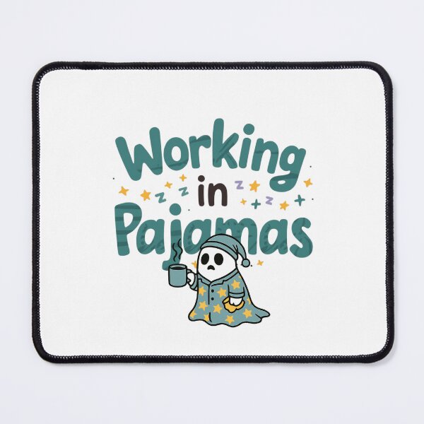 Item preview, Working in pajamas- Funny Work Giftful Design designed and sold by Happyhoo1.