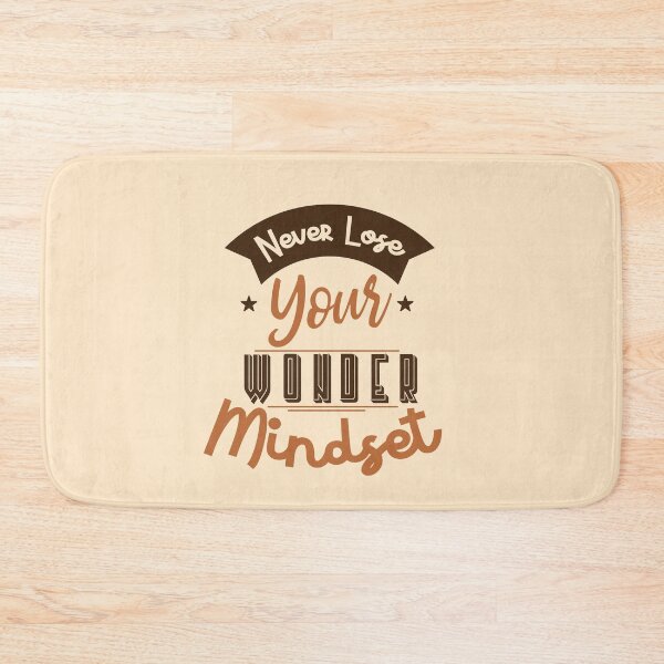 Item preview, Never Lose Your Wonder Mindset | Curiosity, Awe & Lifelong Learning Quote designed and sold by Maltachi Designs.
