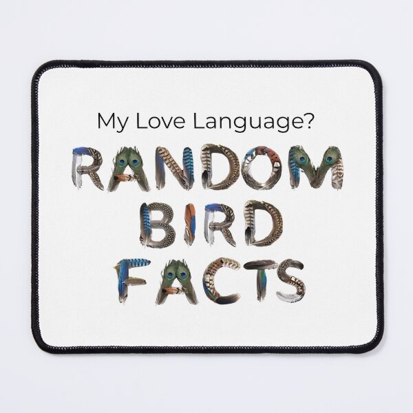 Item preview, Bird Memes - My Love Language? Random Bird Facts (VI) designed and sold by nature. electrified..
