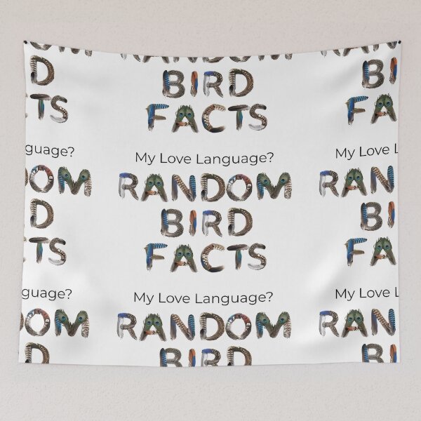 Item preview, Bird Memes - My Love Language? Random Bird Facts (VI) designed and sold by nature. electrified..