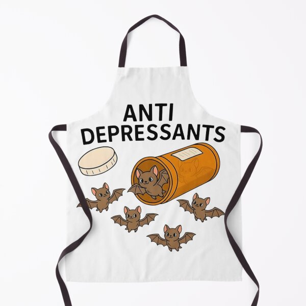 Item preview, Bats Pill Bottle Anti Depressants designed and sold by BerlinerKatzen.