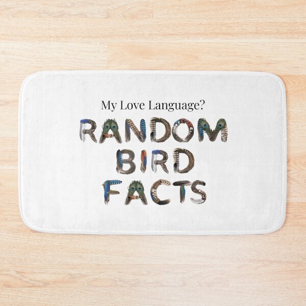 Item preview, Bird Memes - My Love Language? Random Bird Facts (V) designed and sold by nature. electrified..