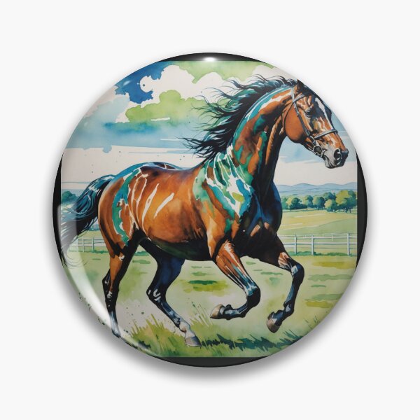 Item preview, Thoroughbred horse Colorful version#3 designed and sold by Helios Be. Lavsh.