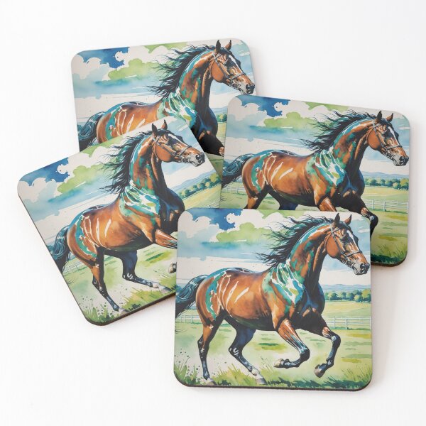 Item preview, Thoroughbred horse Colorful version#3 designed and sold by Helios Be. Lavsh.