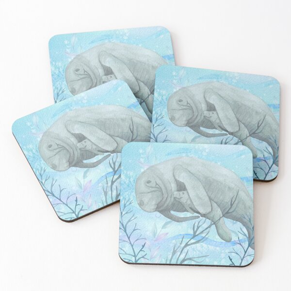 Item preview, Manatee Mama designed and sold by Nugget Studio Arts.