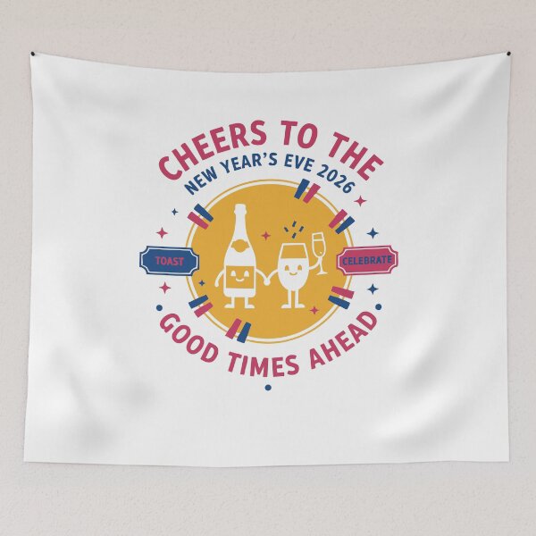 Item preview, Cheers To The New year's Eve 2026 Celebration designed and sold by LuminOrb.