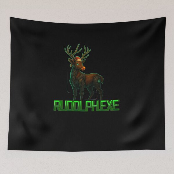 Item preview, Cyber Reindeer Xmas – Futuristic Robot Deer Christmas Design designed and sold by Kotalo.
