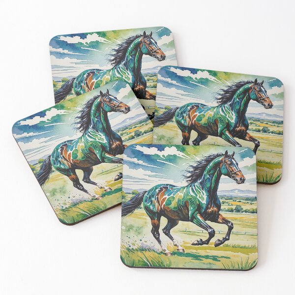 Item preview, Thoroughbred horse Colorful version#5 designed and sold by Helios Be. Lavsh.
