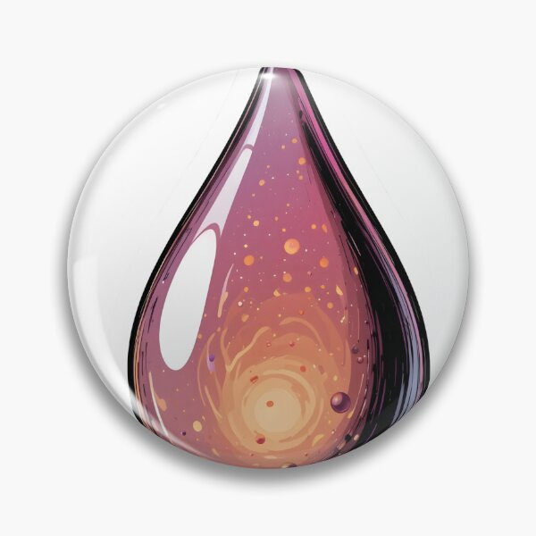Item preview, Nebula Energy Drop – Space Galaxy Liquid Sticker designed and sold by Creative88Art.