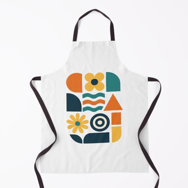 Aperçu de l'œuvre Geometric Retro Floral Pattern créée et vendue par SoftAsaGrap.