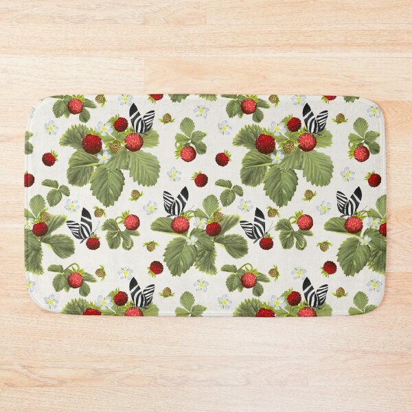 Item preview, Wild Strawberries and Heliconius Charithonia Butterfly designed and sold by Art_By_Wing.