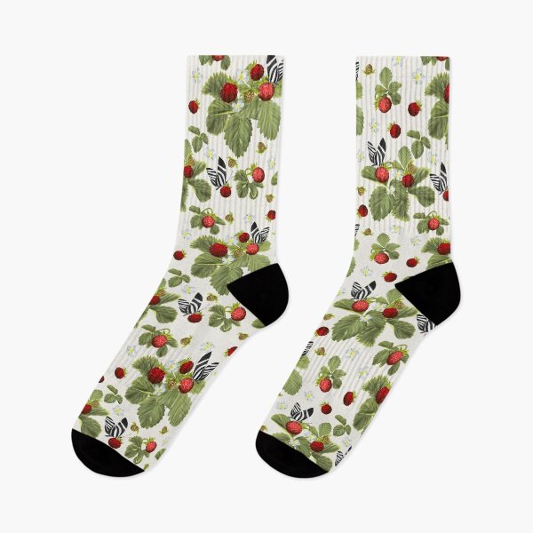 Item preview, Wild Strawberries and Heliconius Charithonia Butterfly designed and sold by Art_By_Wing.
