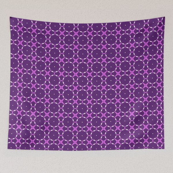 Item preview, Cute Lilac Hexagonal  Modern Geometric Patterns for Lilac Lovers - Purple designed and sold by RoyalStarsPatts.