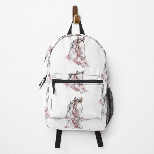 Item preview, White mystical horse illustration graceful artwork designed and sold by olenapetol.
